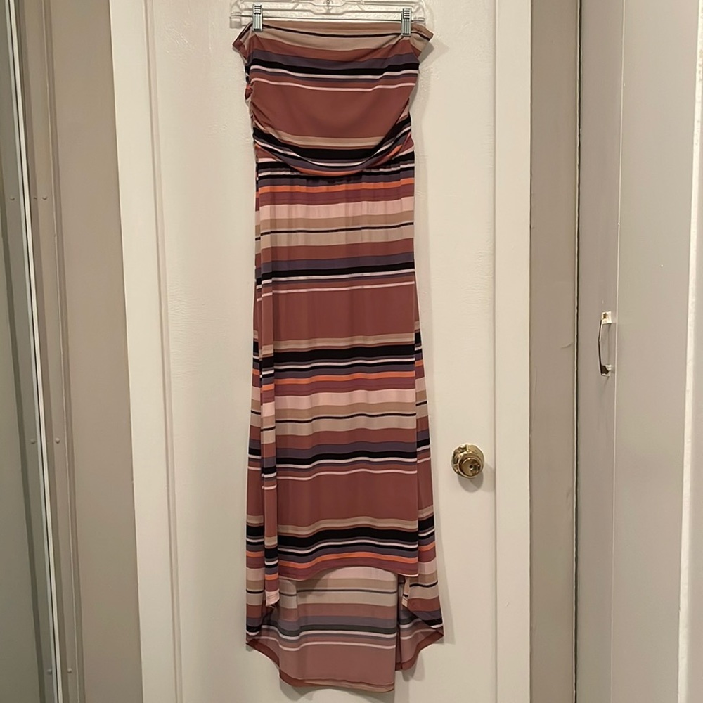 Maurices Strapless High/Low Maxi Dress - Size Small